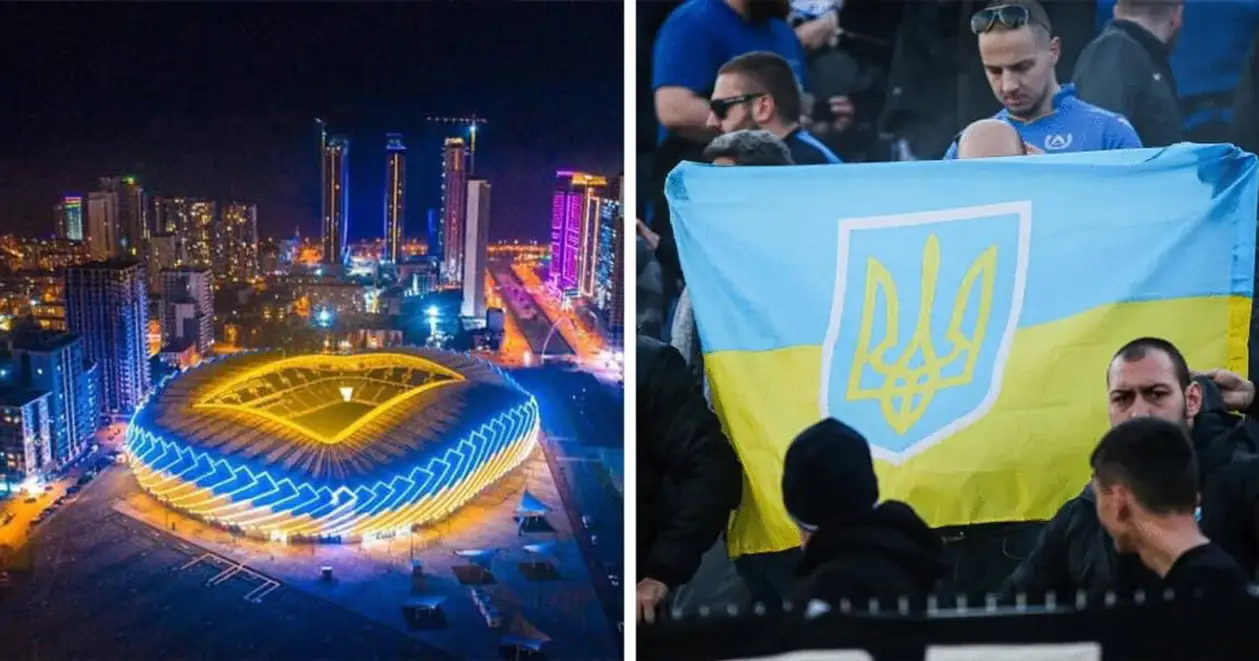 Футбольний світ підтримує Україну: від Ліверпуля та Стока до Софії та Батумі