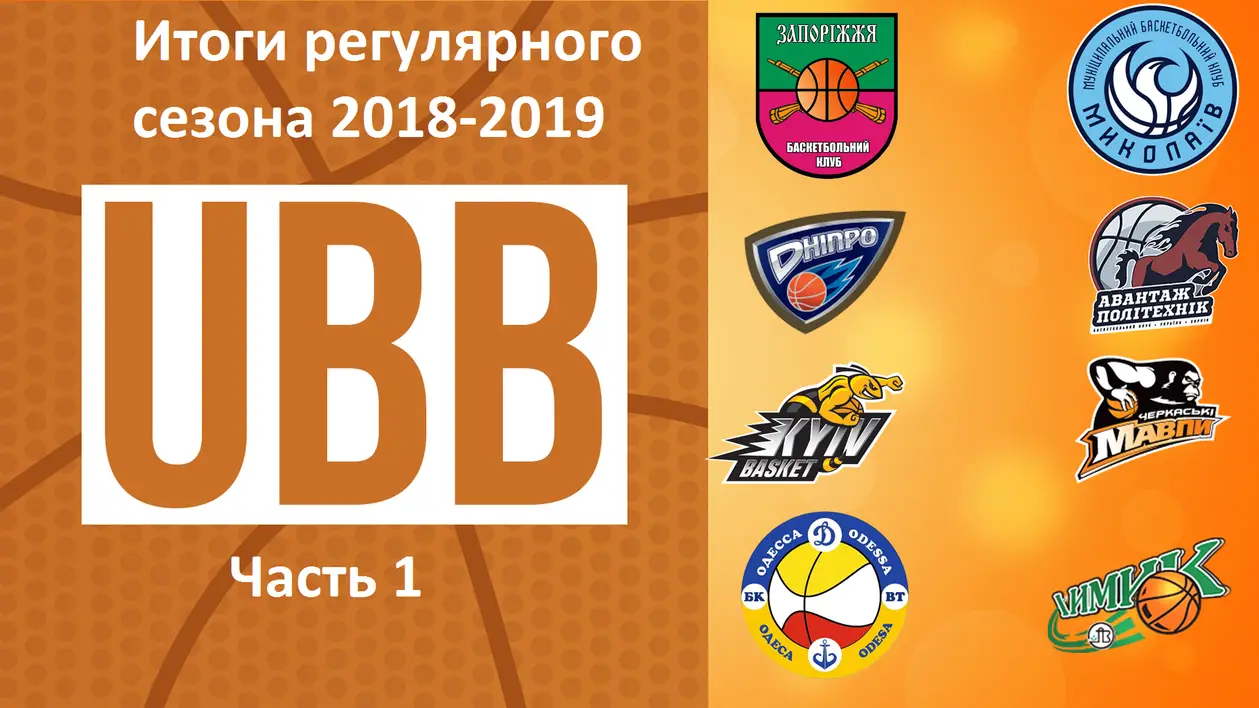 Итоги регулярного сезона украинской суперлиги 2018-2019 (часть 1)