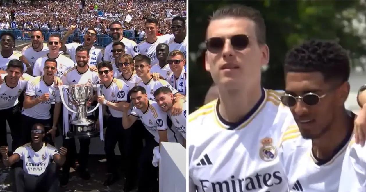 На стилі: гравці «Реала» ефектно святкують перемогу в чемпіонаті в переповненому Мадриді 