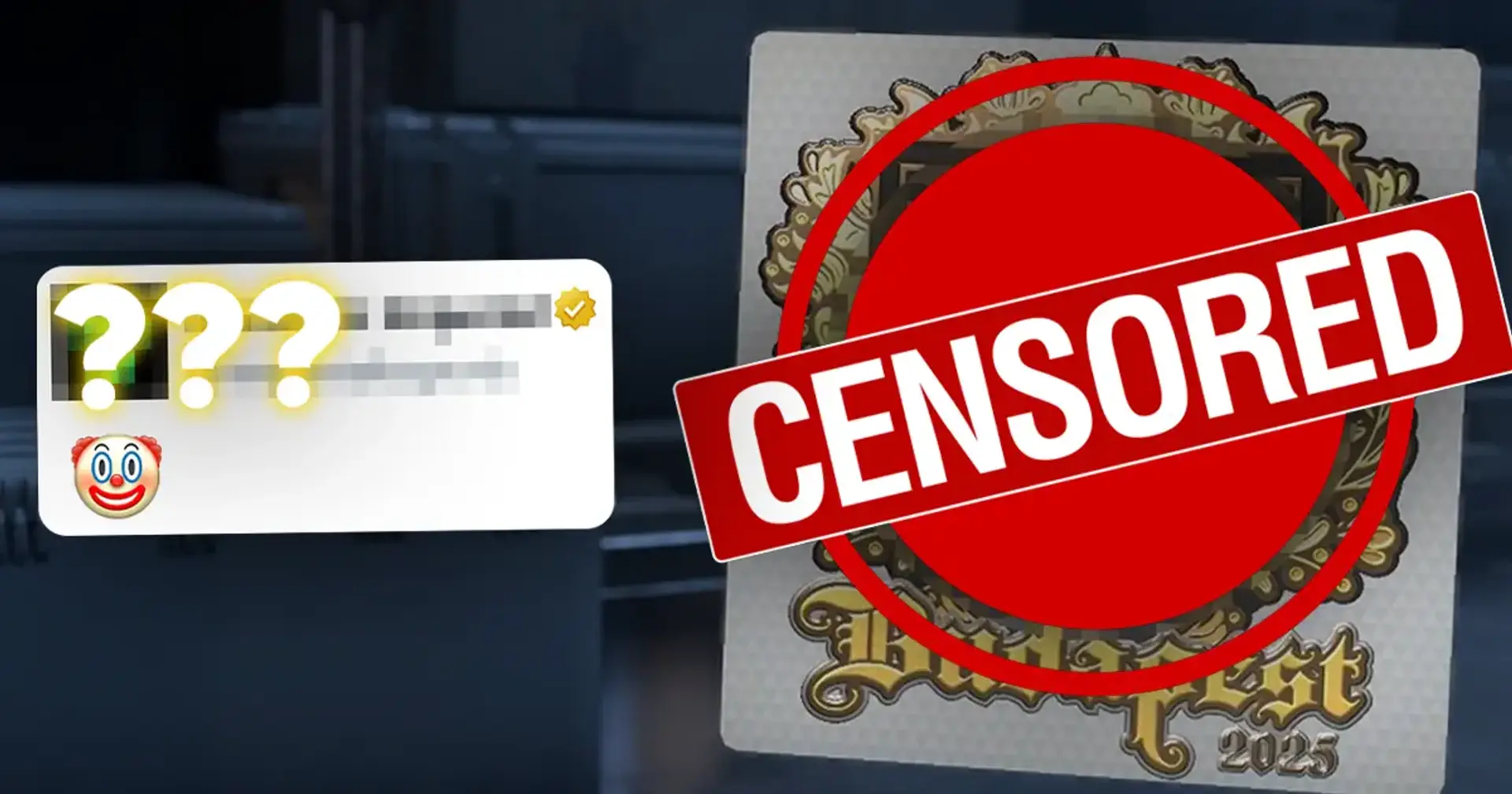 🤯 Розробники CS2 замінили лого одного з топклубів на стікері до мейджору в Будапешті: в чому причина