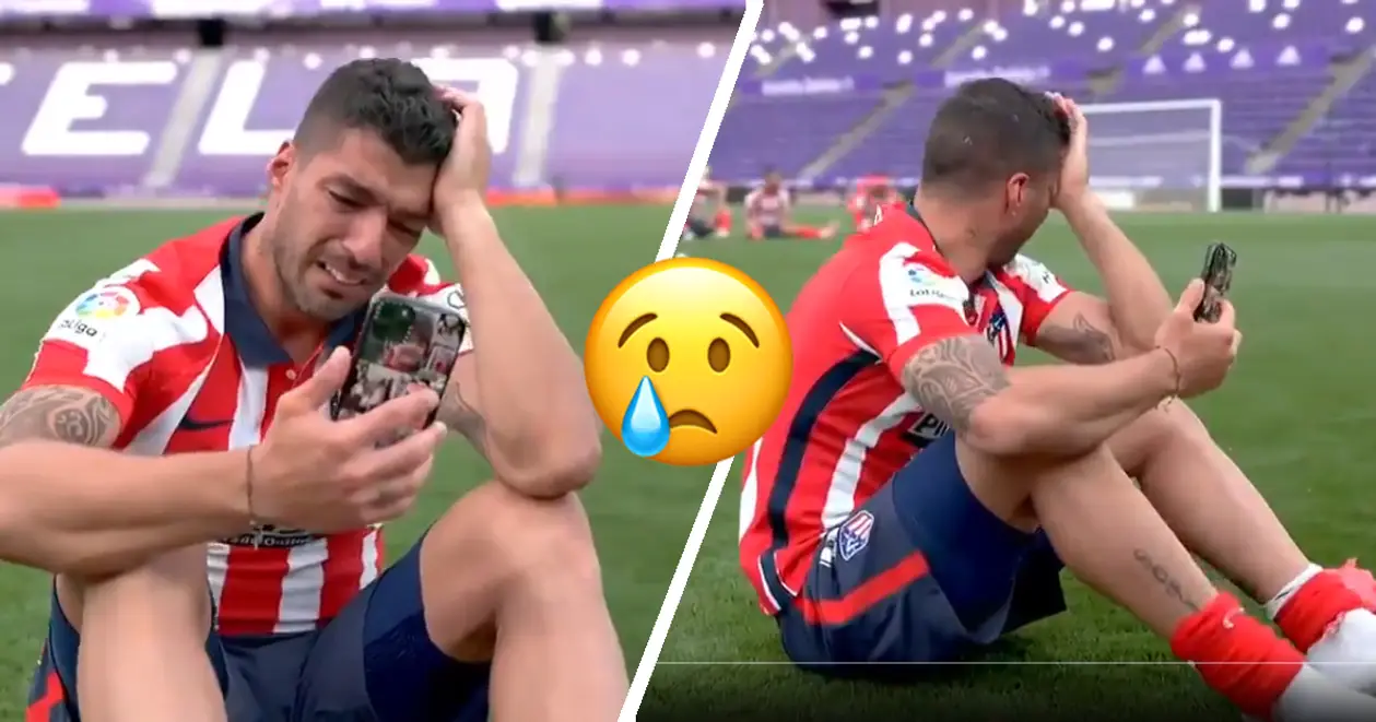 Эмоции Луиса Суареса после взятия чемпионства Испании. Посмотрите, что для него значит первый титул с «Атлетико»