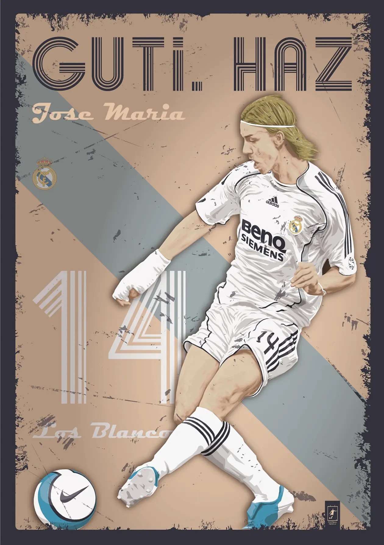 Постер "Гуті Ернандес | Реал Мадрид"