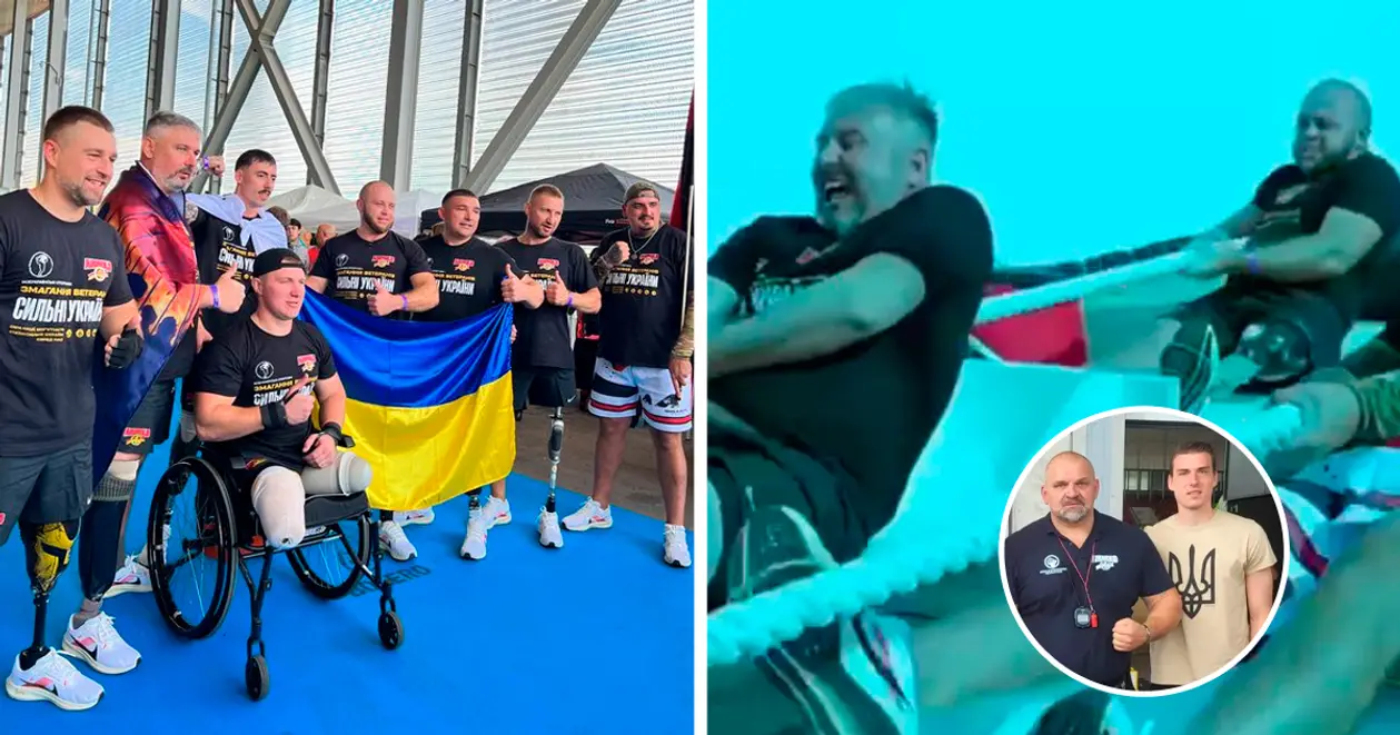 Незламні! Українські ветерани після важких поранень встановили світовий рекорд зі стронгмену