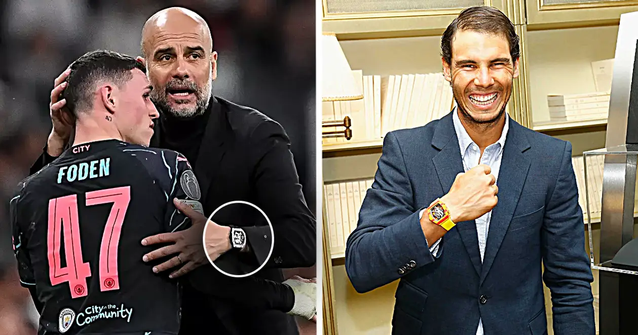 Пеп Гвардіола носить годинник за мільйон євро: у світі таких усього 50 штук, один з щасливчиків — Рафа Надаль