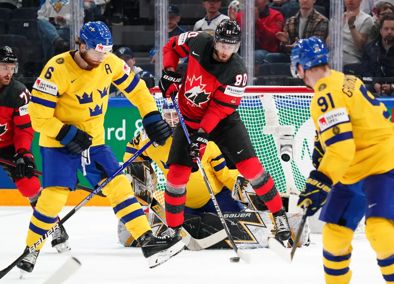 Четвертьфиналы ЧМ по хоккею: Канада отыграла три шайбы и добила Швецию в овертайме, США засушили Швейцарию