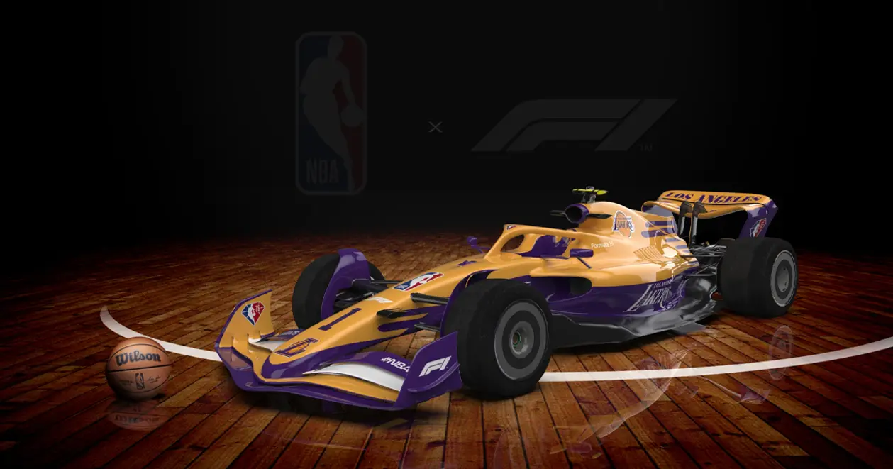 Шикарний колаб «Формули-1» і НБА. Боліди гоночної серії розфарбували в кольори клубів ліги
