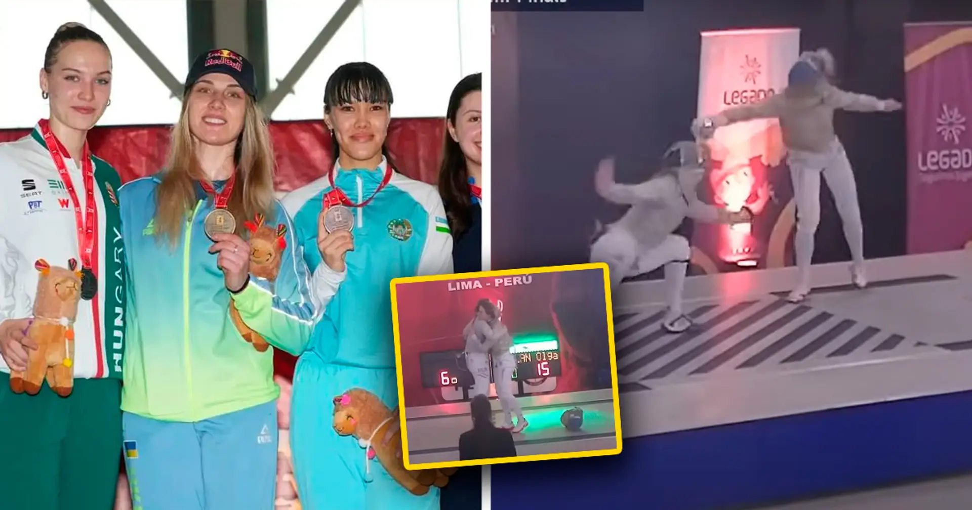 Харлан вперше з 2019 року здобула золото на КС з фехтування. Відео перемоги Ольги