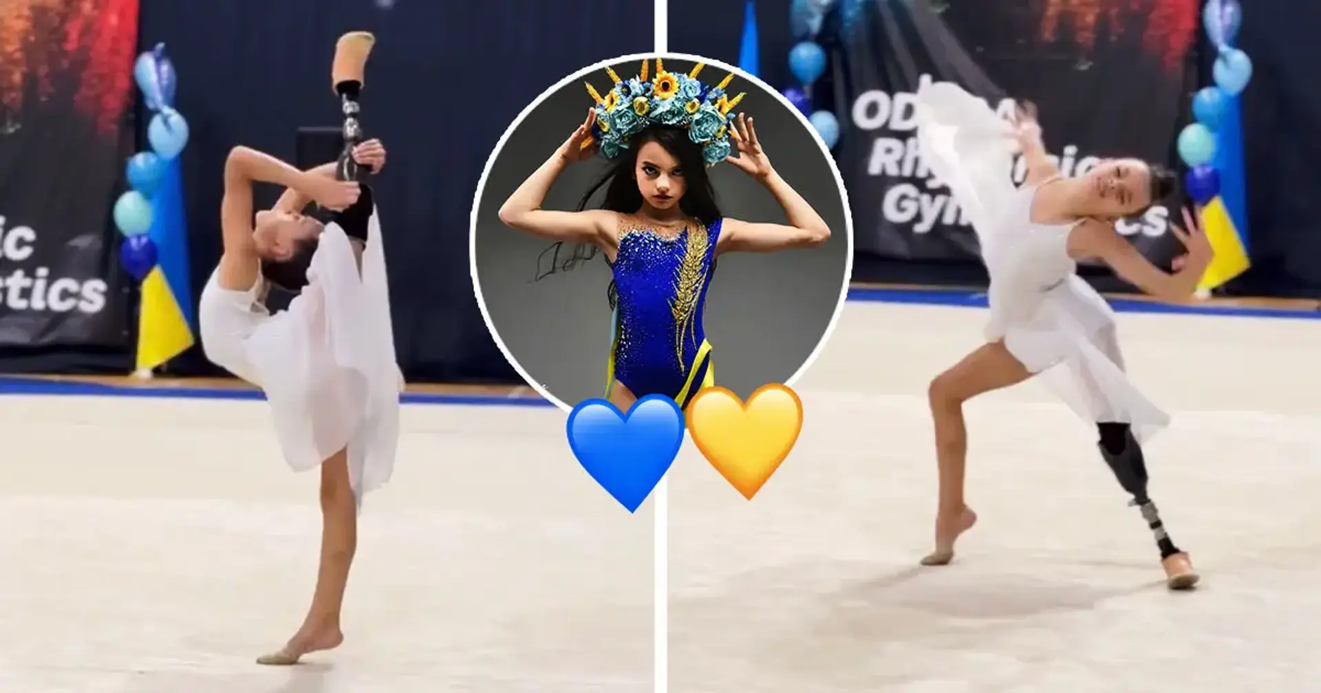 Незламна 9-річна гімнастка з ампутацією вразила чуттєвим виступом під український хіт