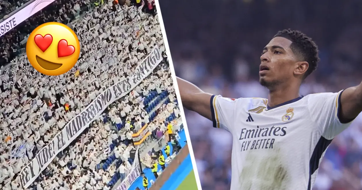«Мадридізмо з тобою»: фани «Реала» присвятили Беллінґему банер на матчі з «Сельтою» 