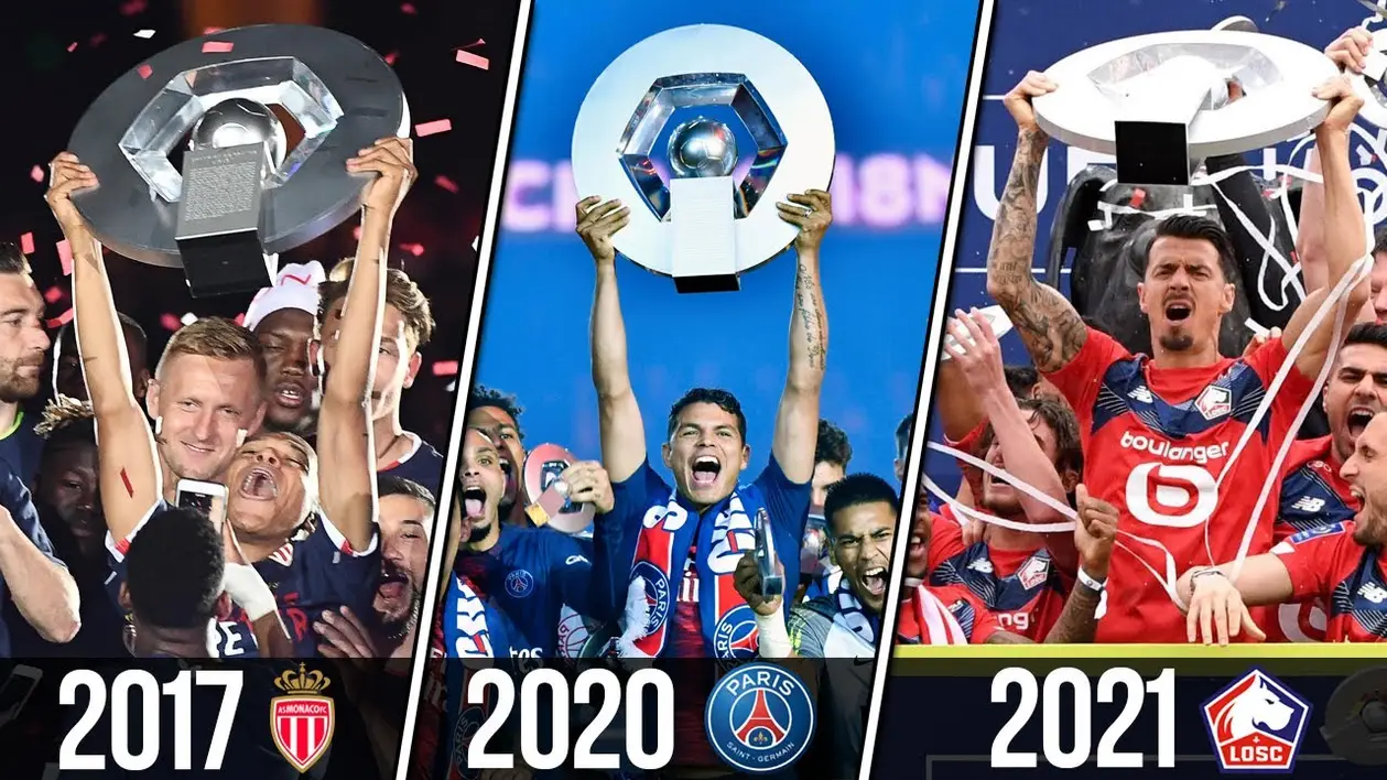 Все Чемпионы Франции по Футболу (Лига 1) 1894 - 2021