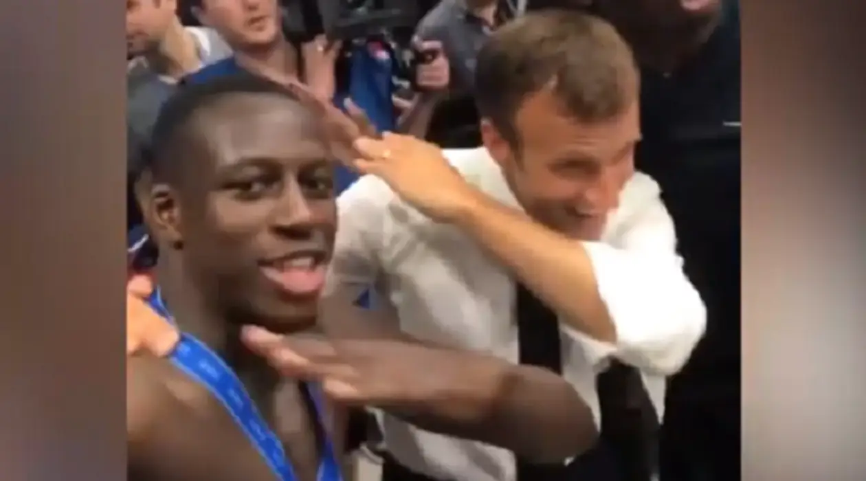 Президент Франции задэбил с Погба и Менди после победы в финале ЧМ