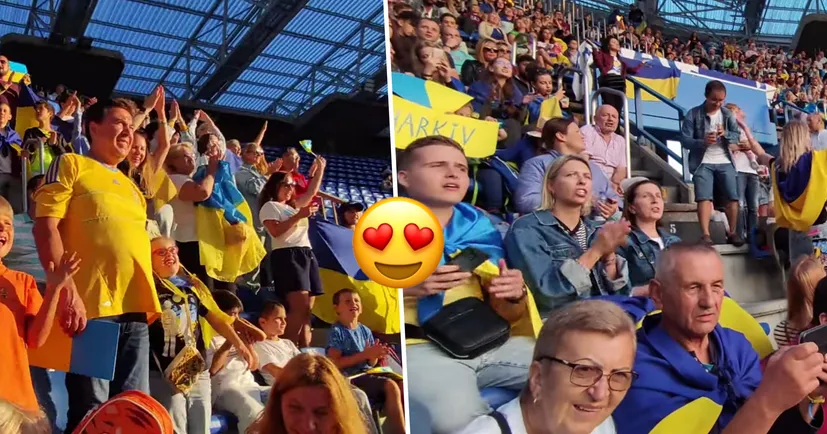 Неймовірна підтримка на благодійному матчі «Металіста» проти «Депортіво»: все в прапорах України, гімн та патріотичні пісні 