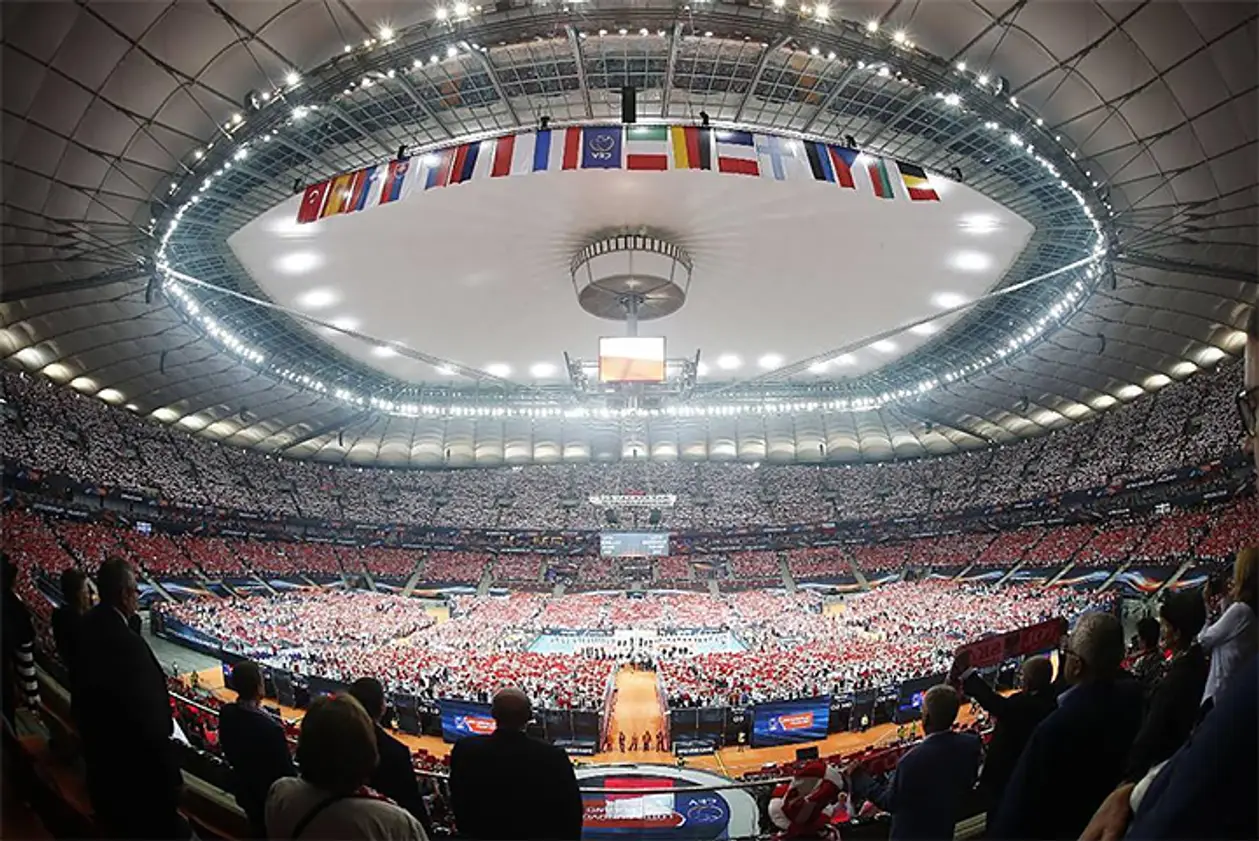 На волейбол в Варшаве пришли 65 тысяч зрителей