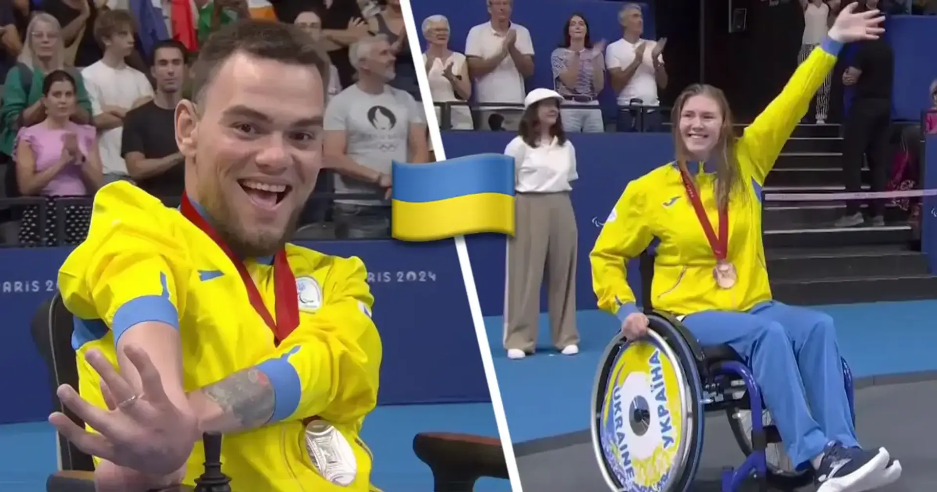 😍 Щасливі кадри нагородження українців медалями Паралімпіади у перший день змагань 