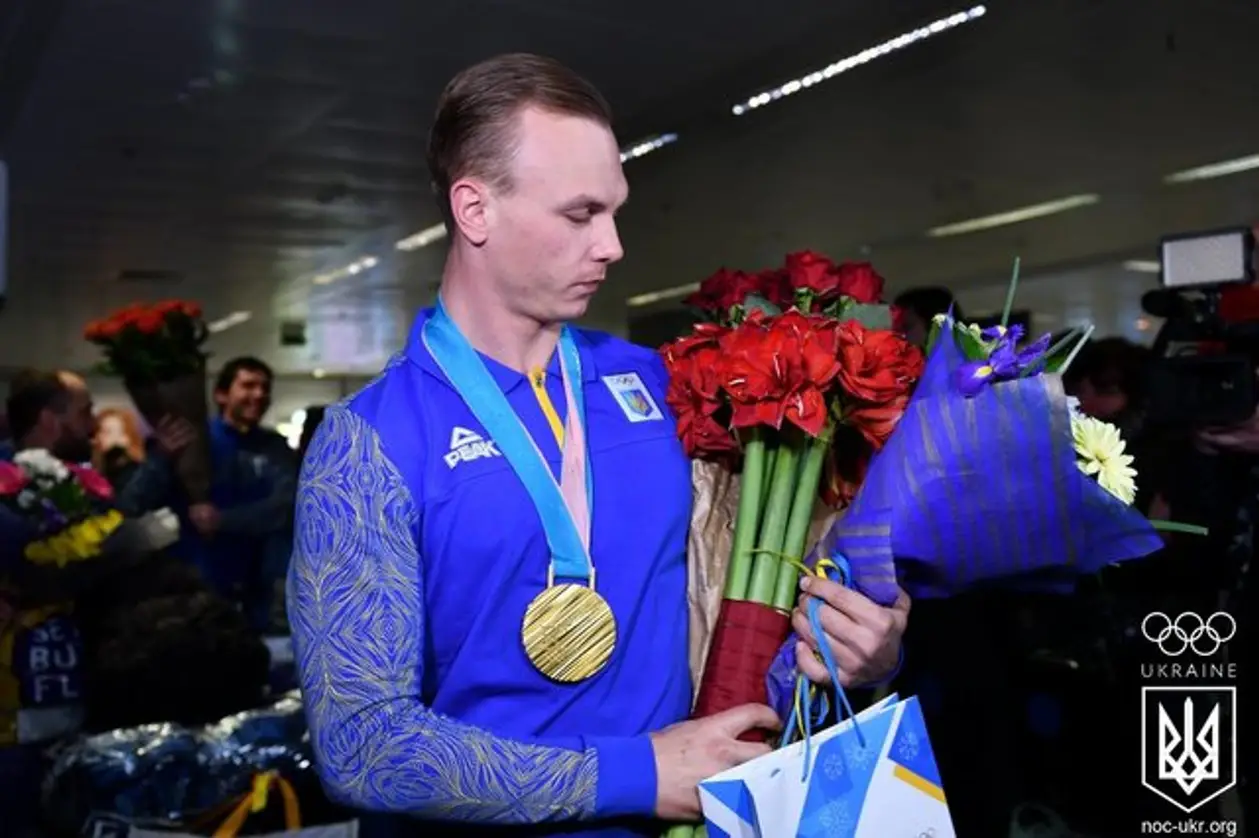 Как встречали главного героя Украины на Олимпиаде-2018