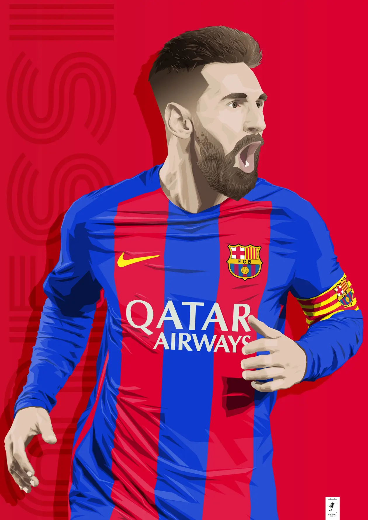 Постер «Мессі | Барселона»