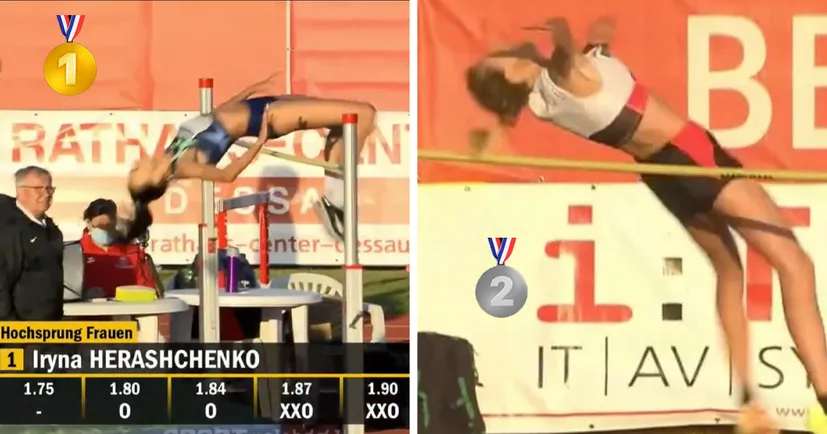 Видео прыжков Геращенко и Магучих. На классе взяли золото и серебро турнира в Германии