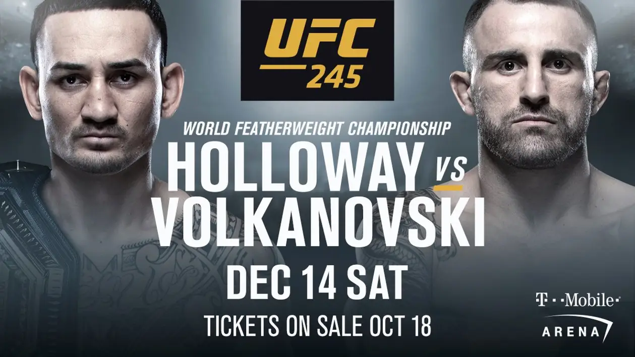Прогноз на поединок «Макс Холлоуэй — Александр Волкановски» от Владимира Тесли: UFC 245