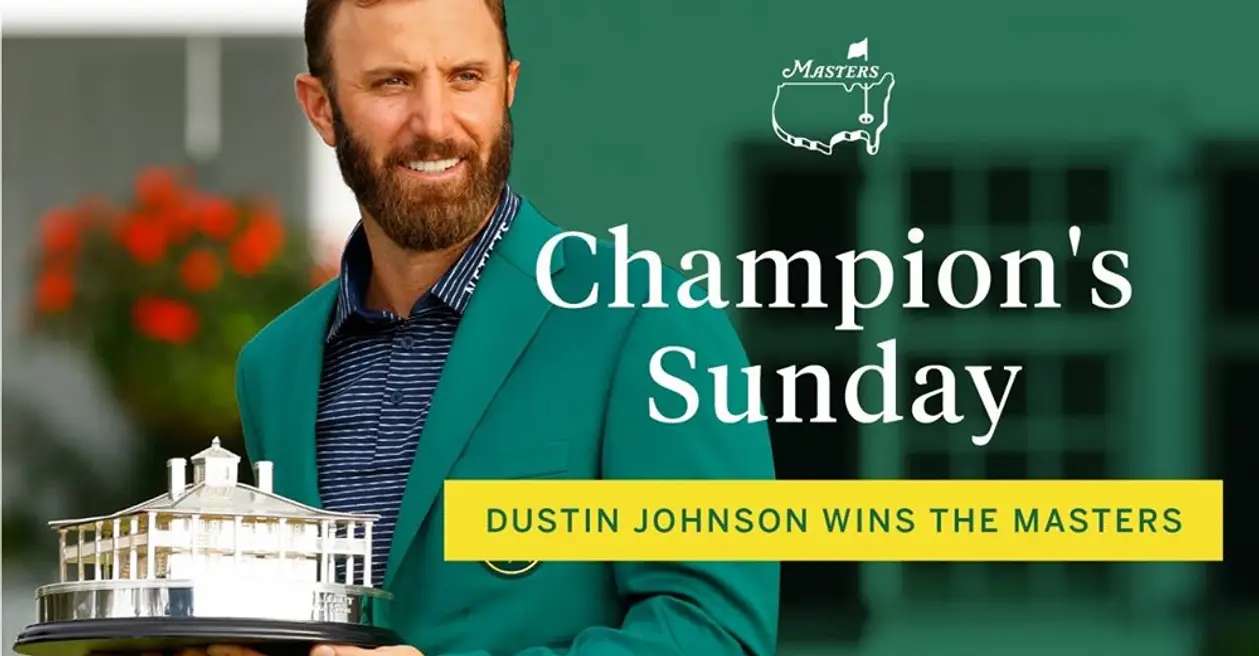 Переможець Masters 2020 - Dustin Johnson