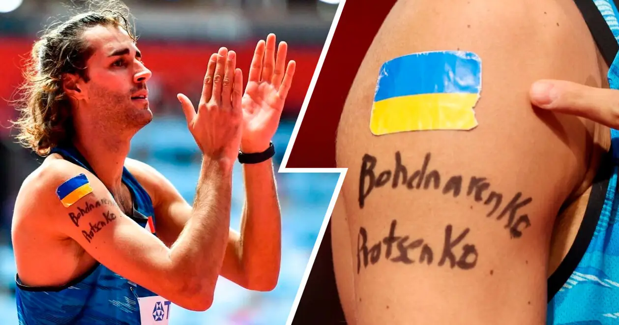 Олімпійський чемпіон Тамбері підтримав Україну на ЧС-2022 в Сербії. Присвятив медаль нашій державі