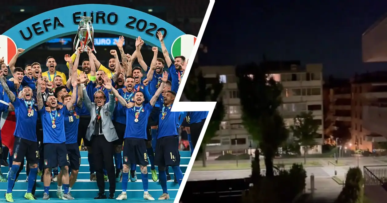 Жена Малиновского показала, как жители Бергамо радовались победе сборной Италии