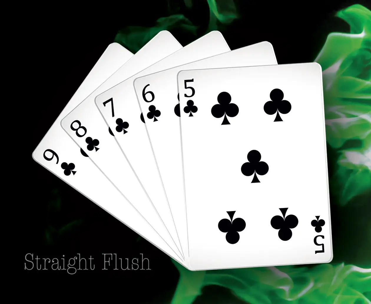 Стрит-Флеш – одна из сильнейших комбинаций в покере