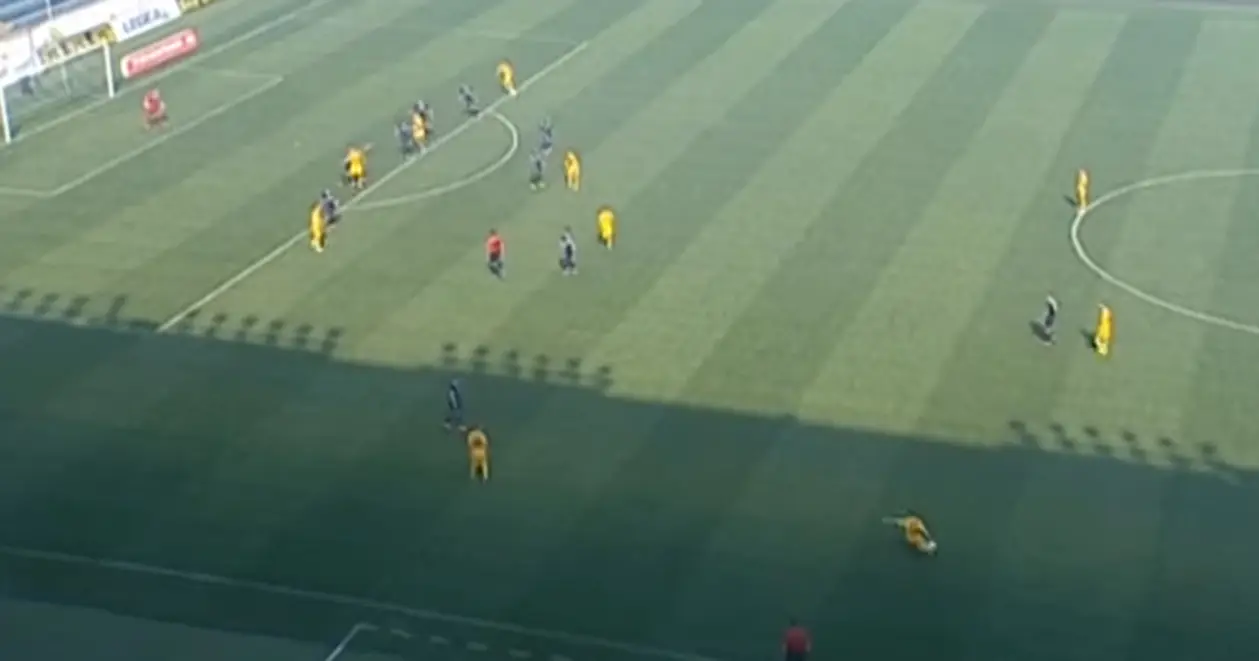 Как Зотько забил гол в ворота «Черноморца» на 92-й минуте почти с центра поля