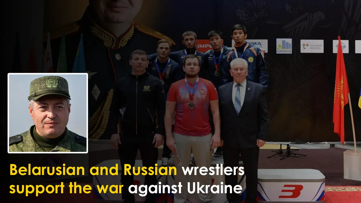 Belarusian and Russian wrestlers support the war against Ukraine. Відео з англ. субтитрами для міжнародної аудиторії