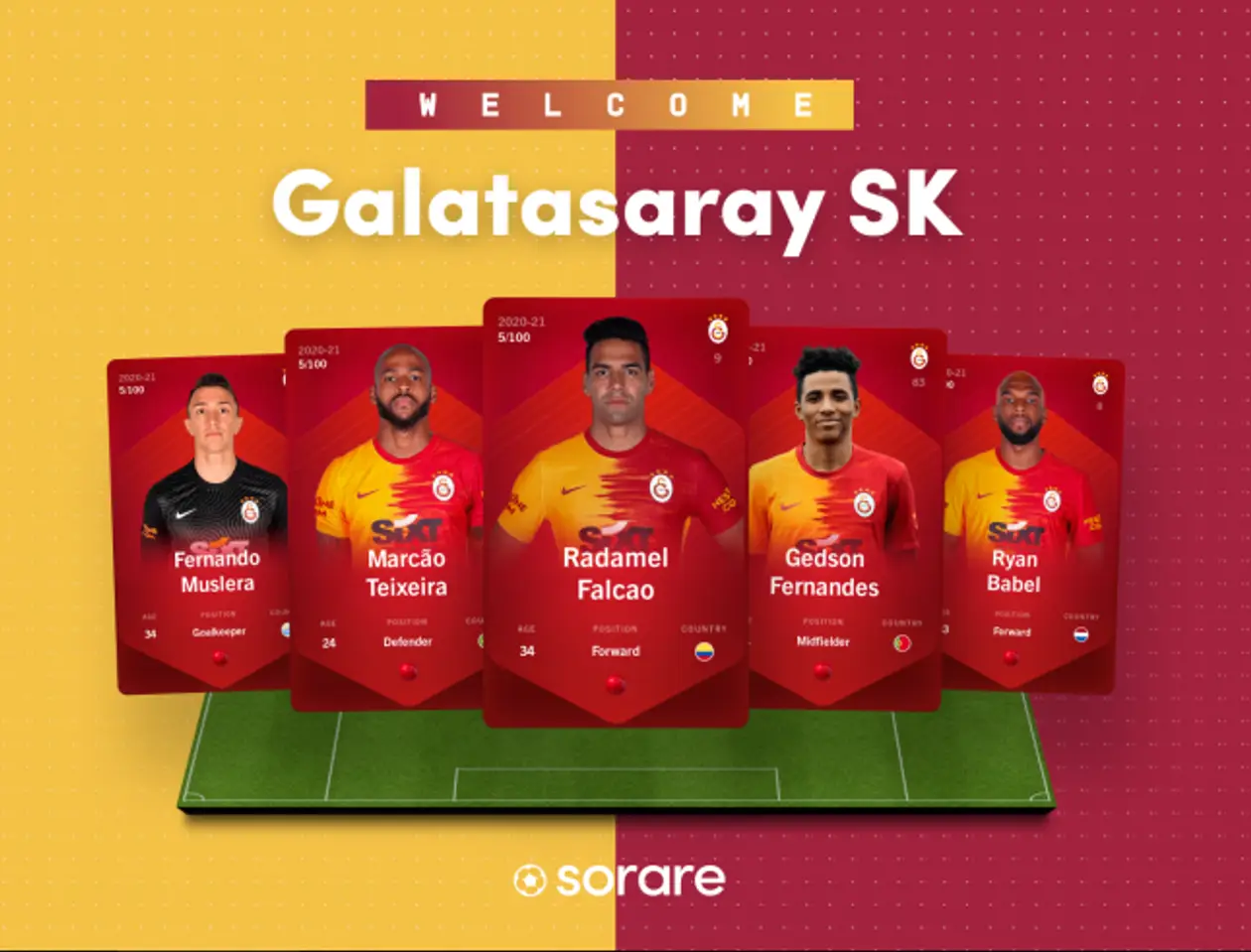 К футбольной фэнтези Sorare присоединился Galatasaray