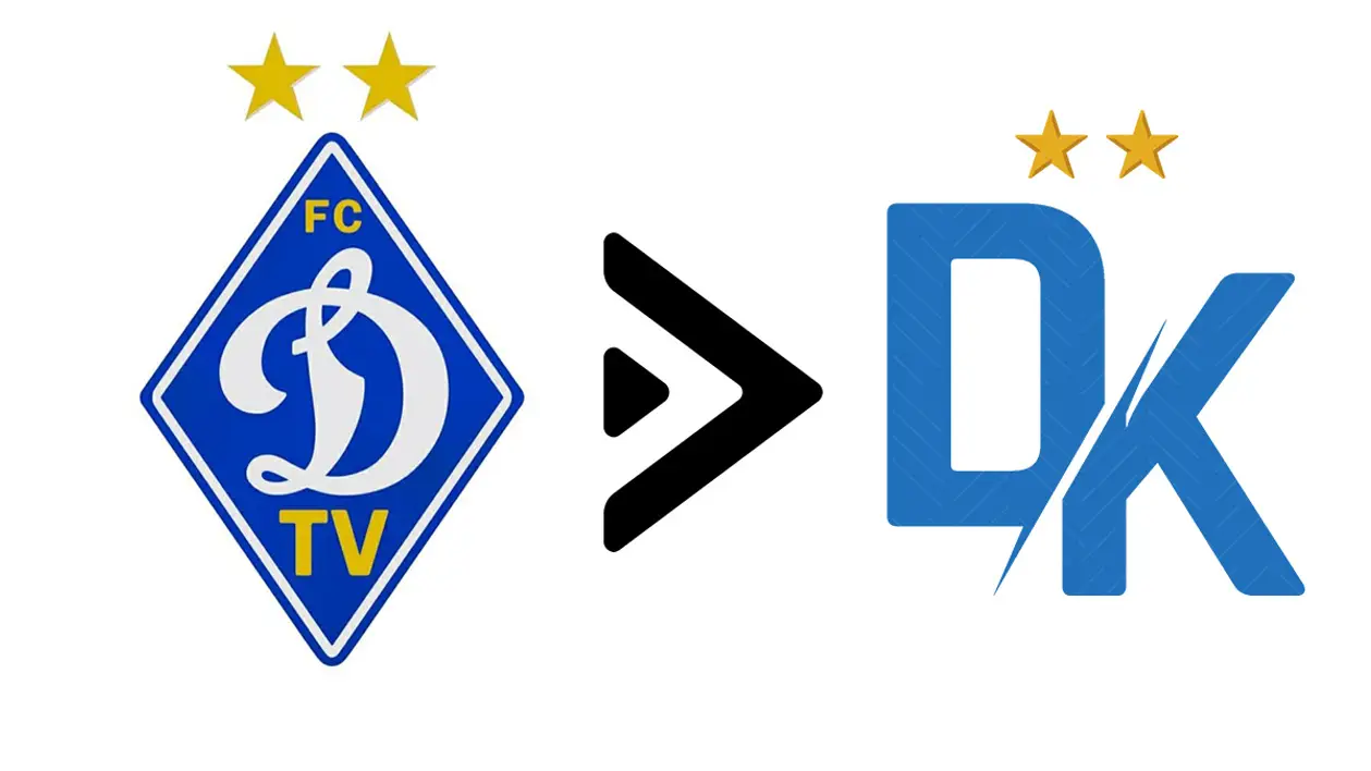 Вариант логотипа для телевизионного канала «FC DYNAMO KYIV TV»