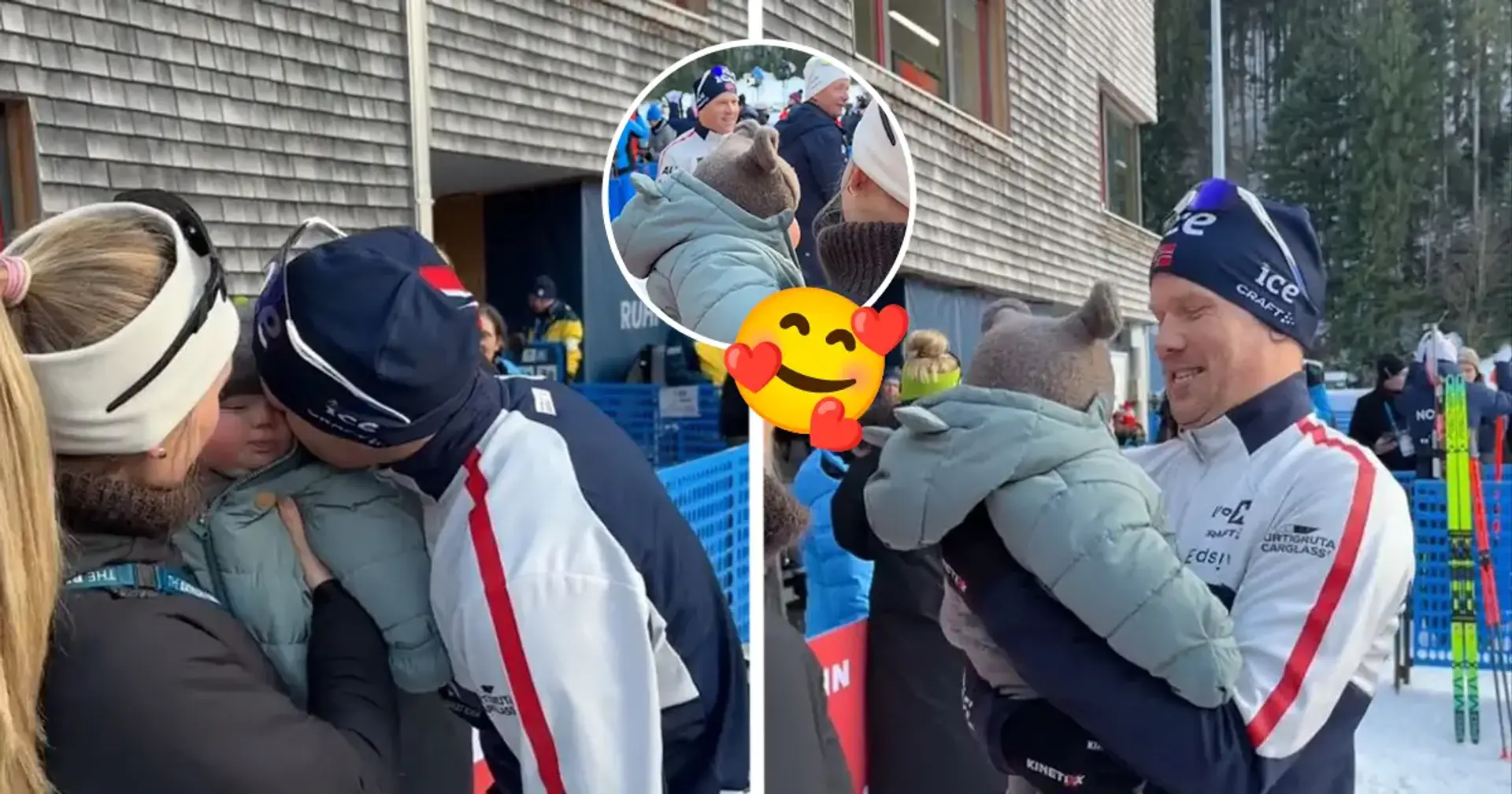 Особливий вболівальник Дале-Шевдаля підтримував його під час спринту на КС у Рупольдингу