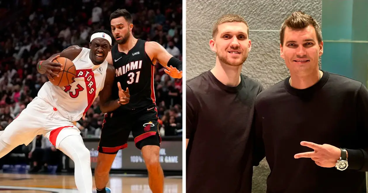 Звонов посетил матч «Торонто» в НБА, где встретился со Святом Михайлюком