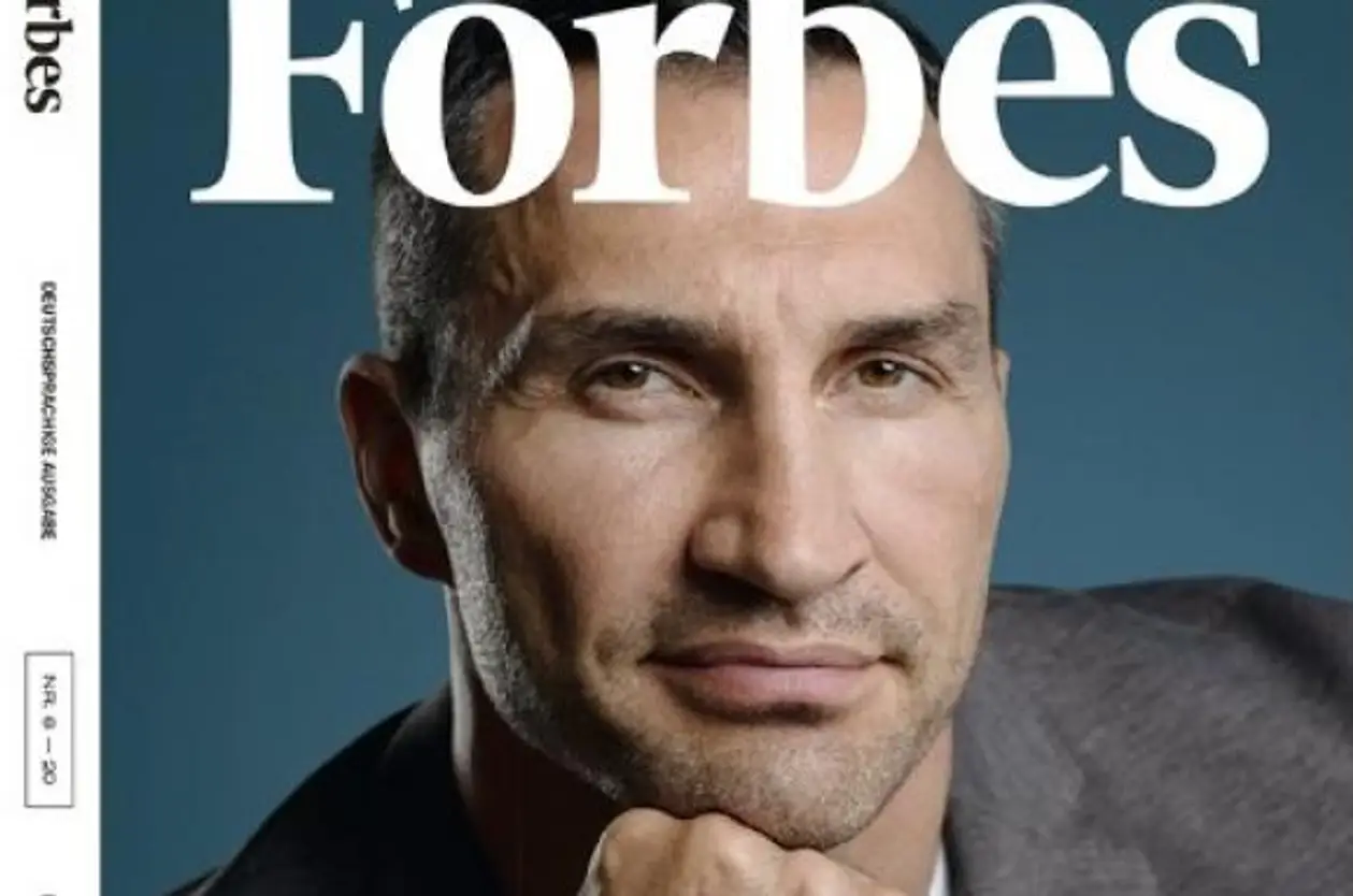 Владимир Кличко попал на обложку журнала Forbes фото