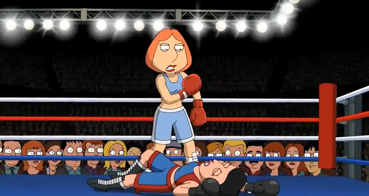 В мультсериале «Гриффины» много отсылок к боксу. Героиня даже дралась против украинки