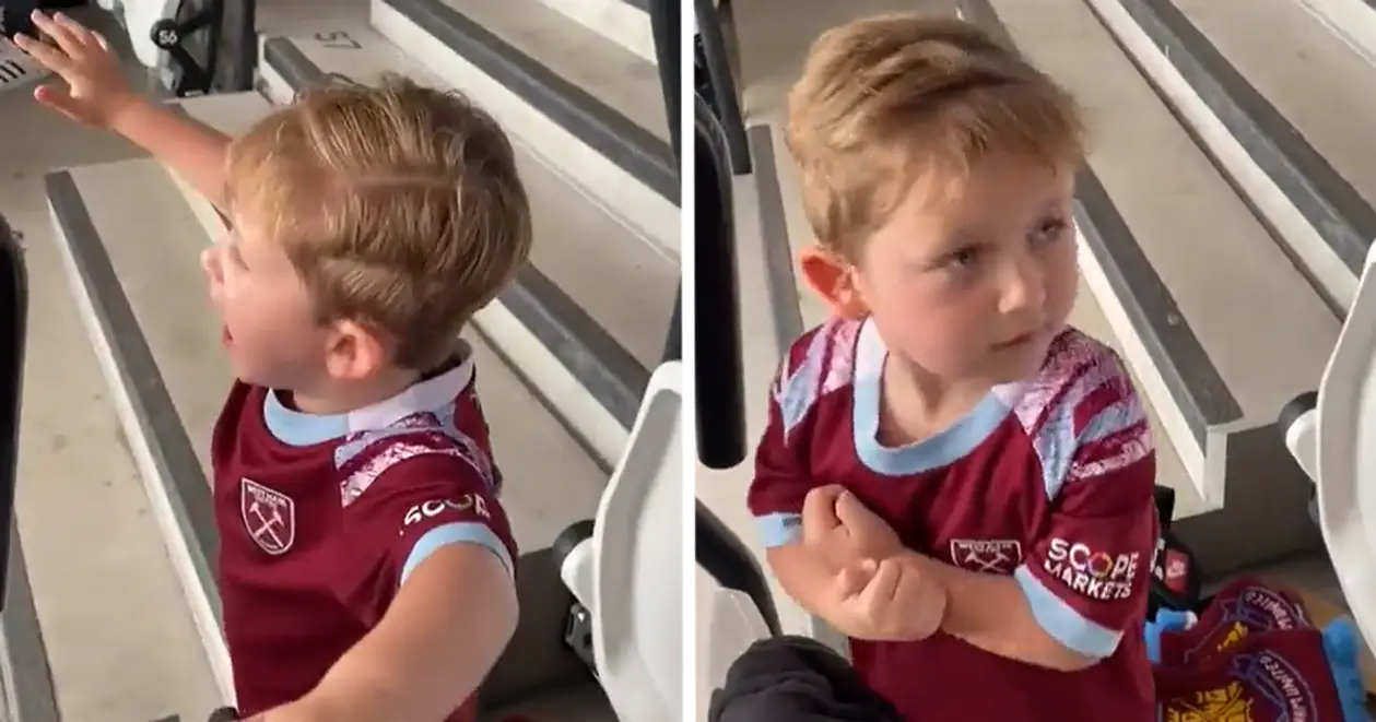 Найзворушливіше відео дня: 4-річний фанат «Вест Гема» з усіх сил співає гімн клубу