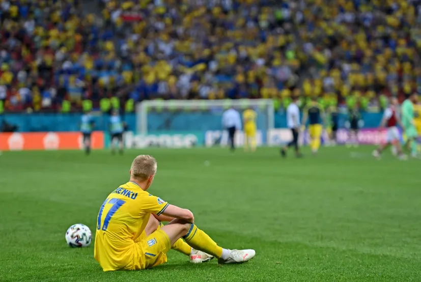 Эмоции игроков сборной Украины после матча с Австрией – боль