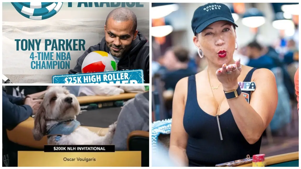 Ебоні Кенні похвалилася своєю новою Tesla Y, головною зіркою етапу Triton Poker у Монако став пес на прізвисько «Оскар», Тоні Паркер зіграє в турнірі WSOP на Багамах