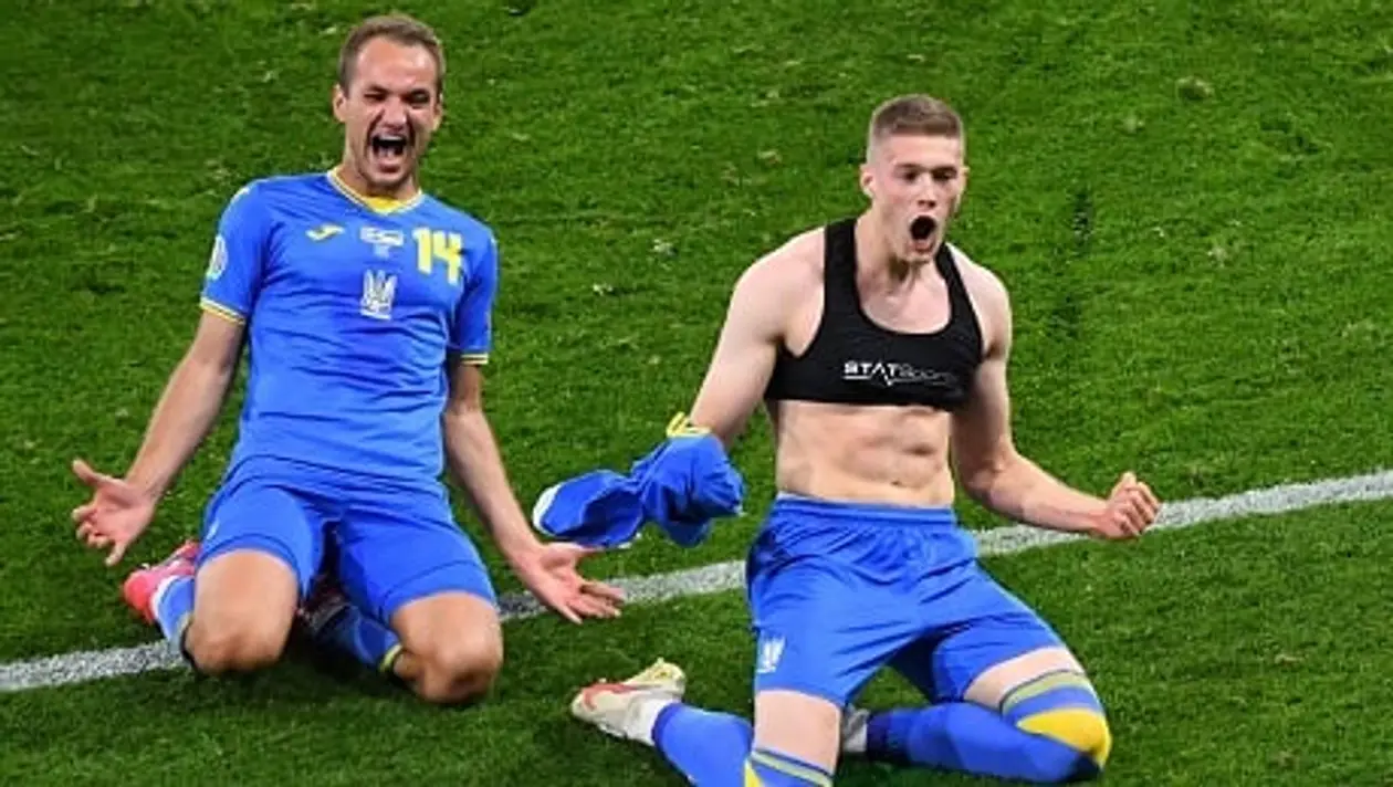 ДААААА!!!! Украина победила Швецию, забив на 121-й минуте. Празднуем!!!!