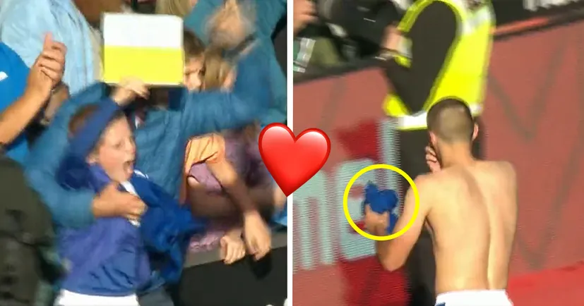 😍 Миколенко подарував футболку фанату після матчу з «Саутгемптоном» (Відео)