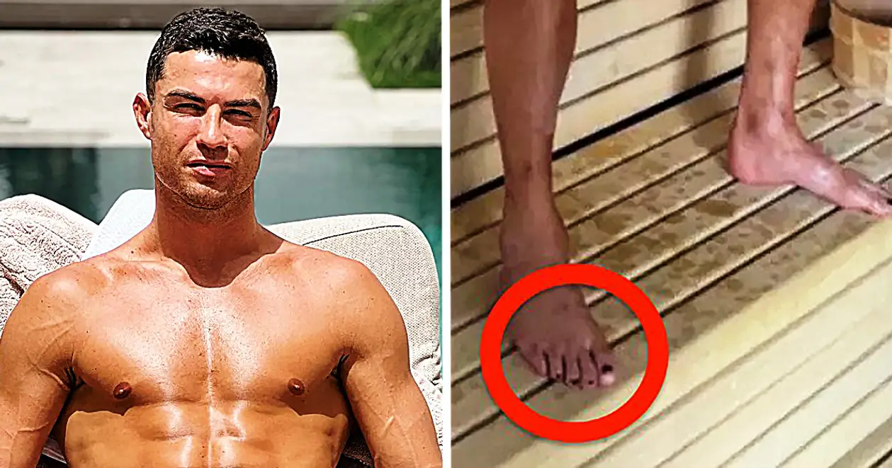 Бачили, що Роналду фарбує нігті на ногах? Цьому є практичне пояснення