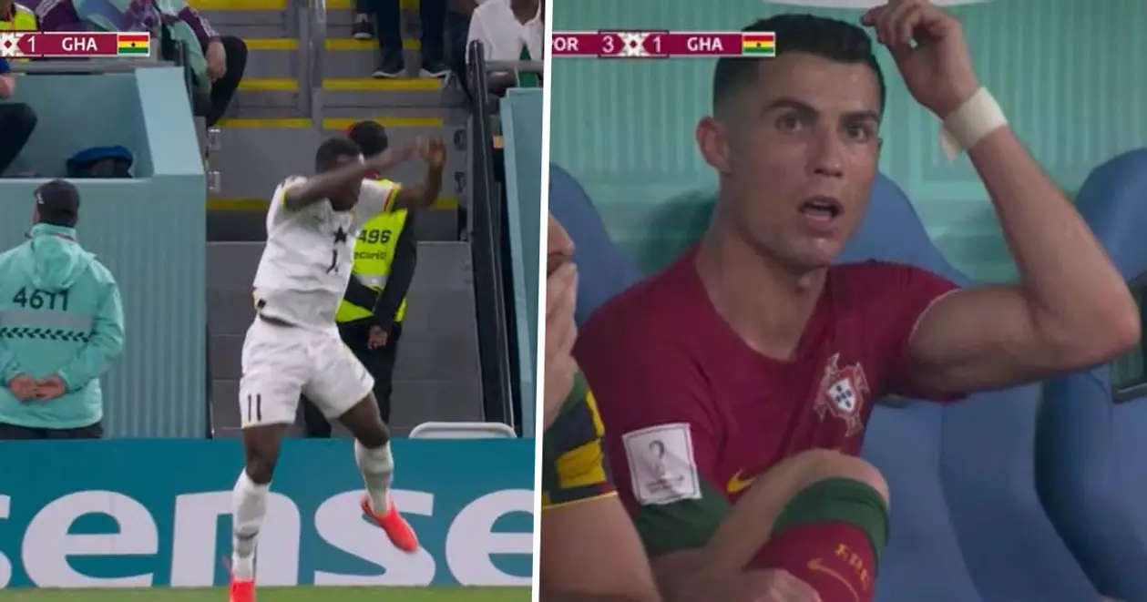👀👀 Букарі відсвяткував гол у ворота Португалії в стилі Роналду. Реакцію Кріша треба бачити