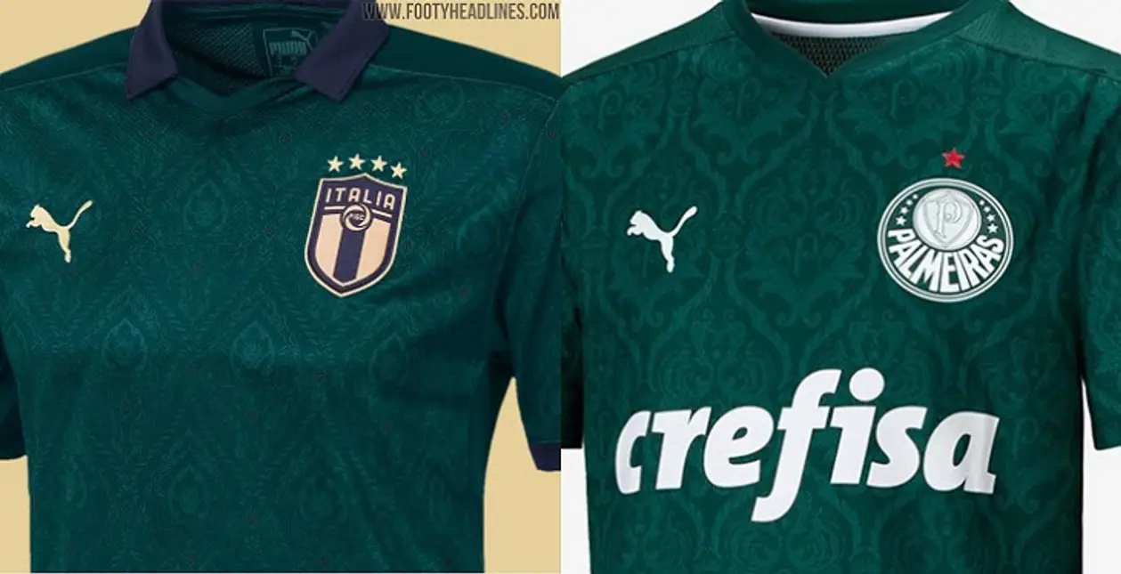 Новая форма «Палмейрас» очень похожа на зеленый комплект сборной Италии. 105 лет назад клуб основали итальянцы