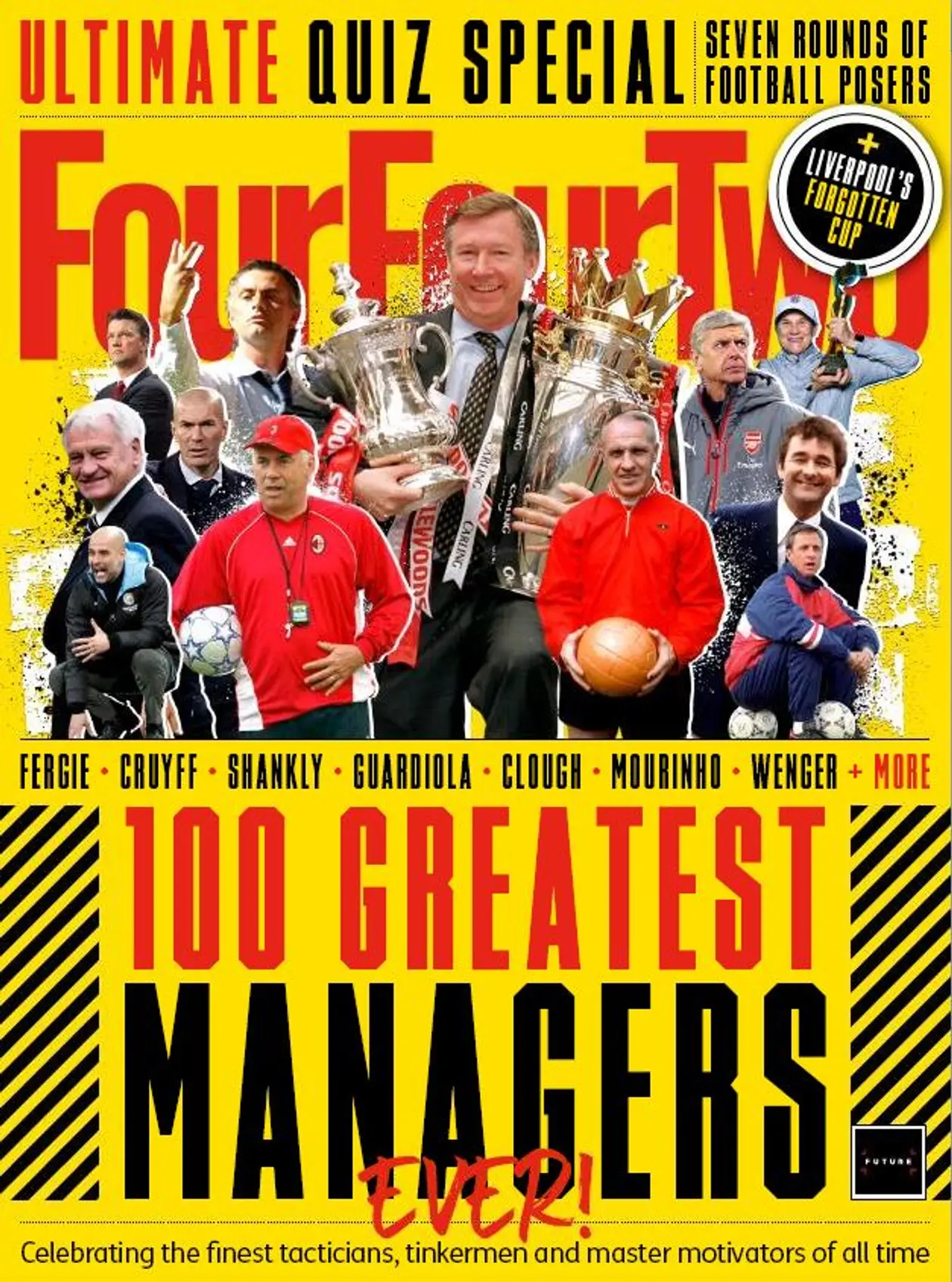 FourFourTwo назвал 100 лучших тренеров за всю историю футбола . Валерий Лобановский в ТОП 10

