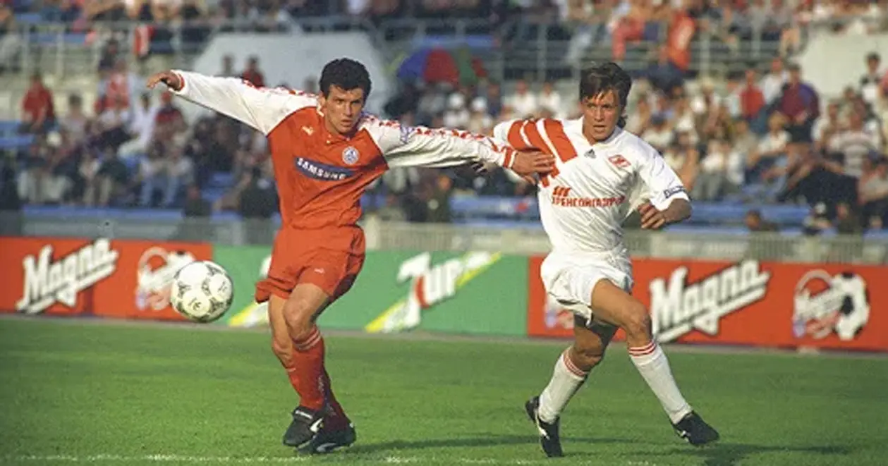 В сезоне 1994/95 лучшим бомбардиром чемпионата Украины стал Арсен Аваков. Мы абсолютно серьезно