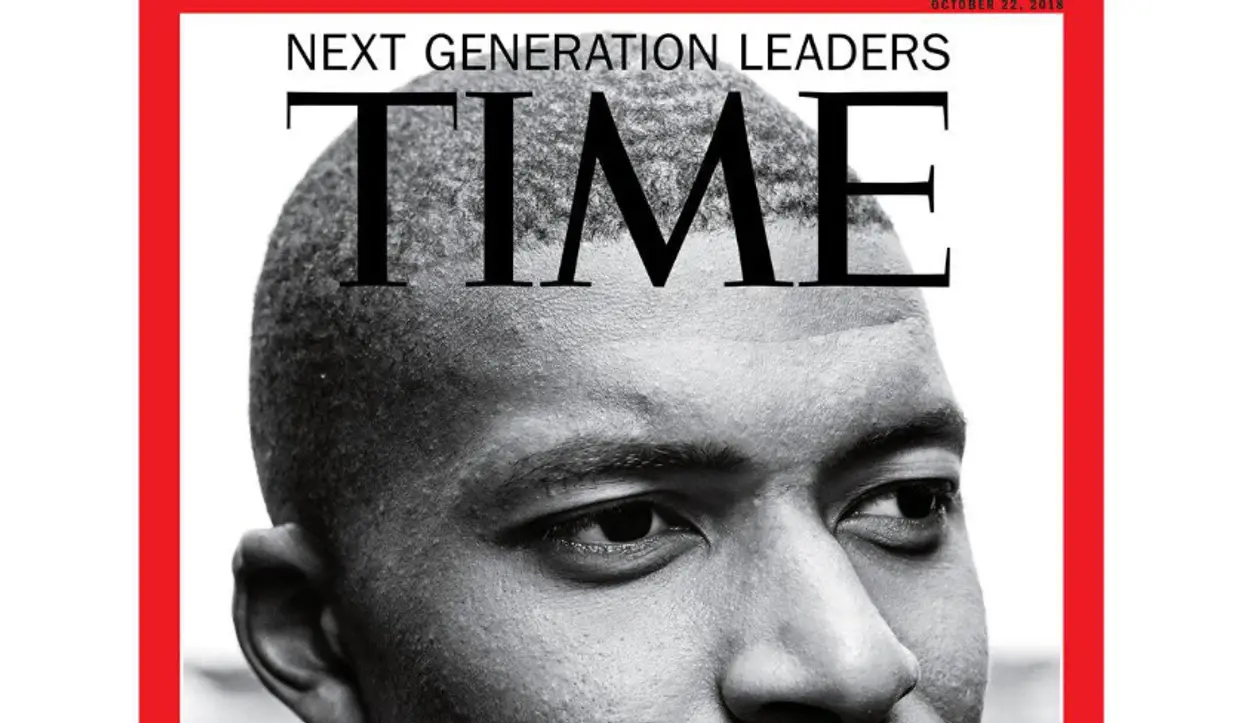 Мбаппе попал на обложку «Time» и дал интервью