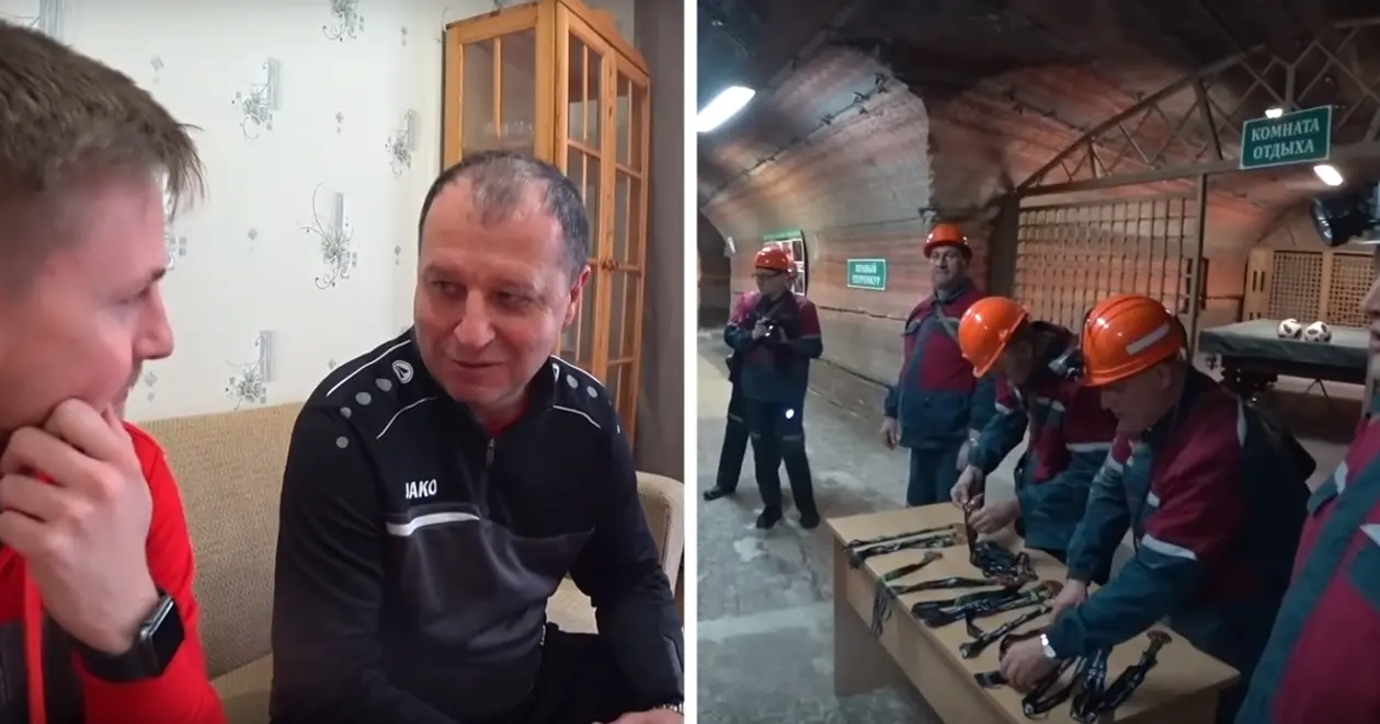 Вернидуб спустился в настоящую шахту. Как тренер обживается в Солигорске