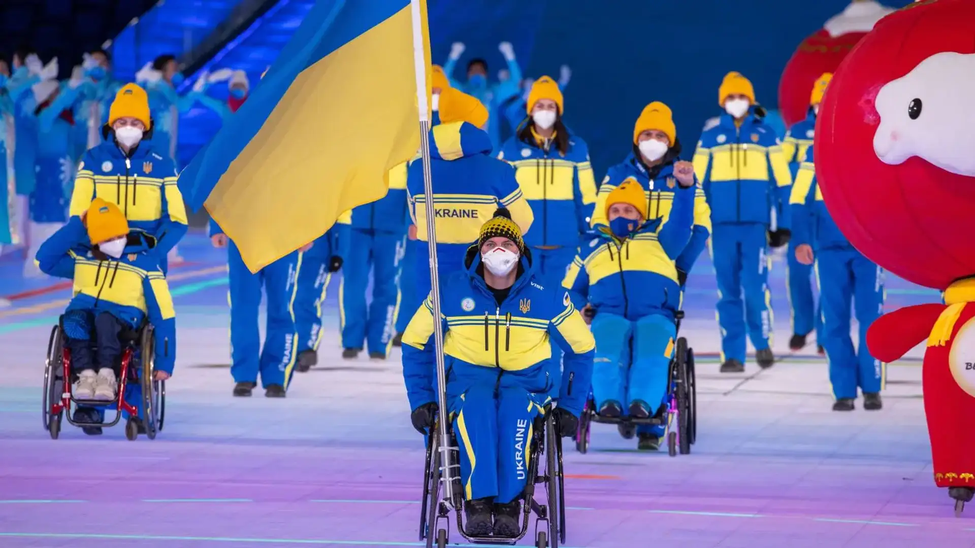 Паралімпійська збірна України на церемонії відкриття Паралімпіади-2022