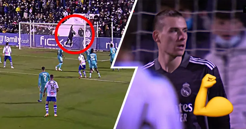 Лунин на месте! Андрей спасает «Реал» уже на 3-й минуте матча в Кубке Испании