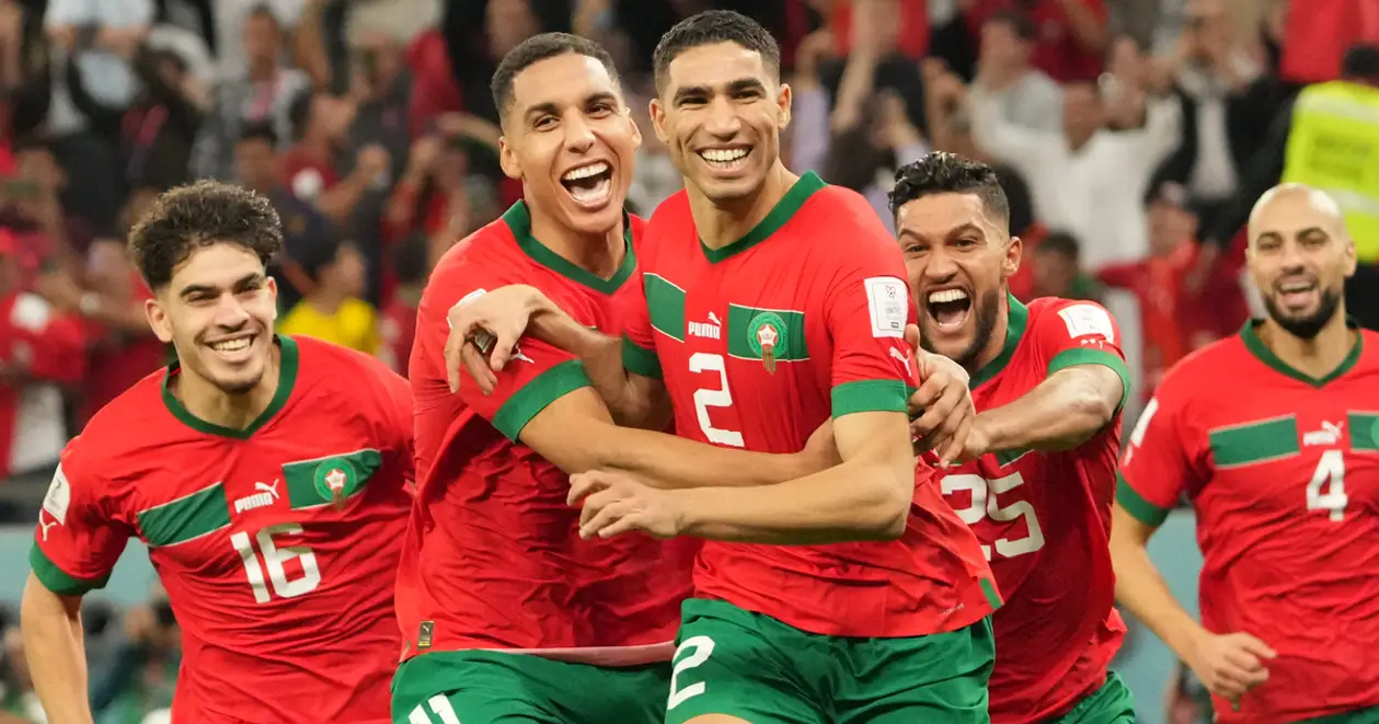 Аж 14 із 26 гравців збірної Марокко народилися в інших країнах. Навіть тренер