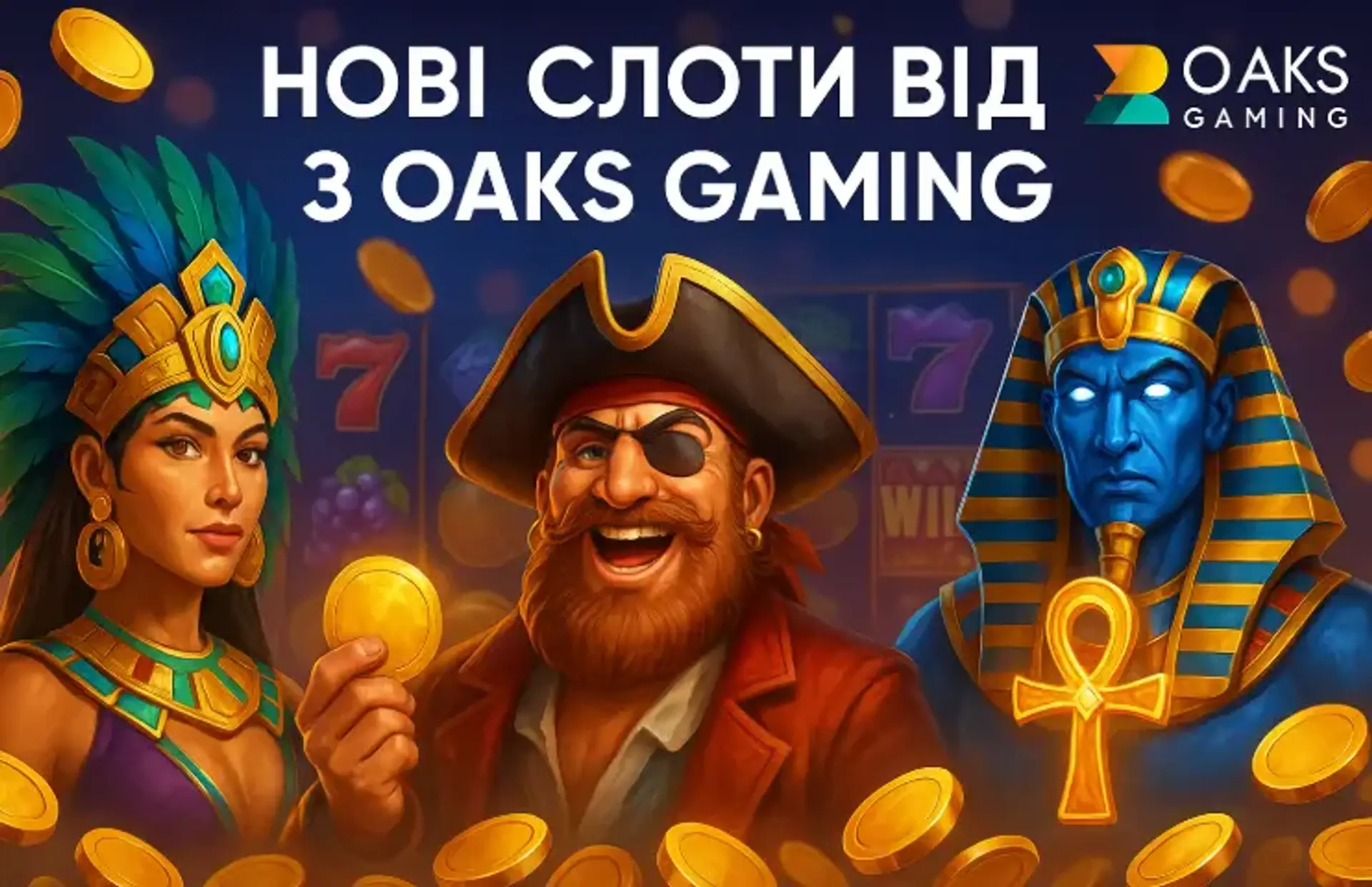Нові слоти від 3 Oaks Gaming
